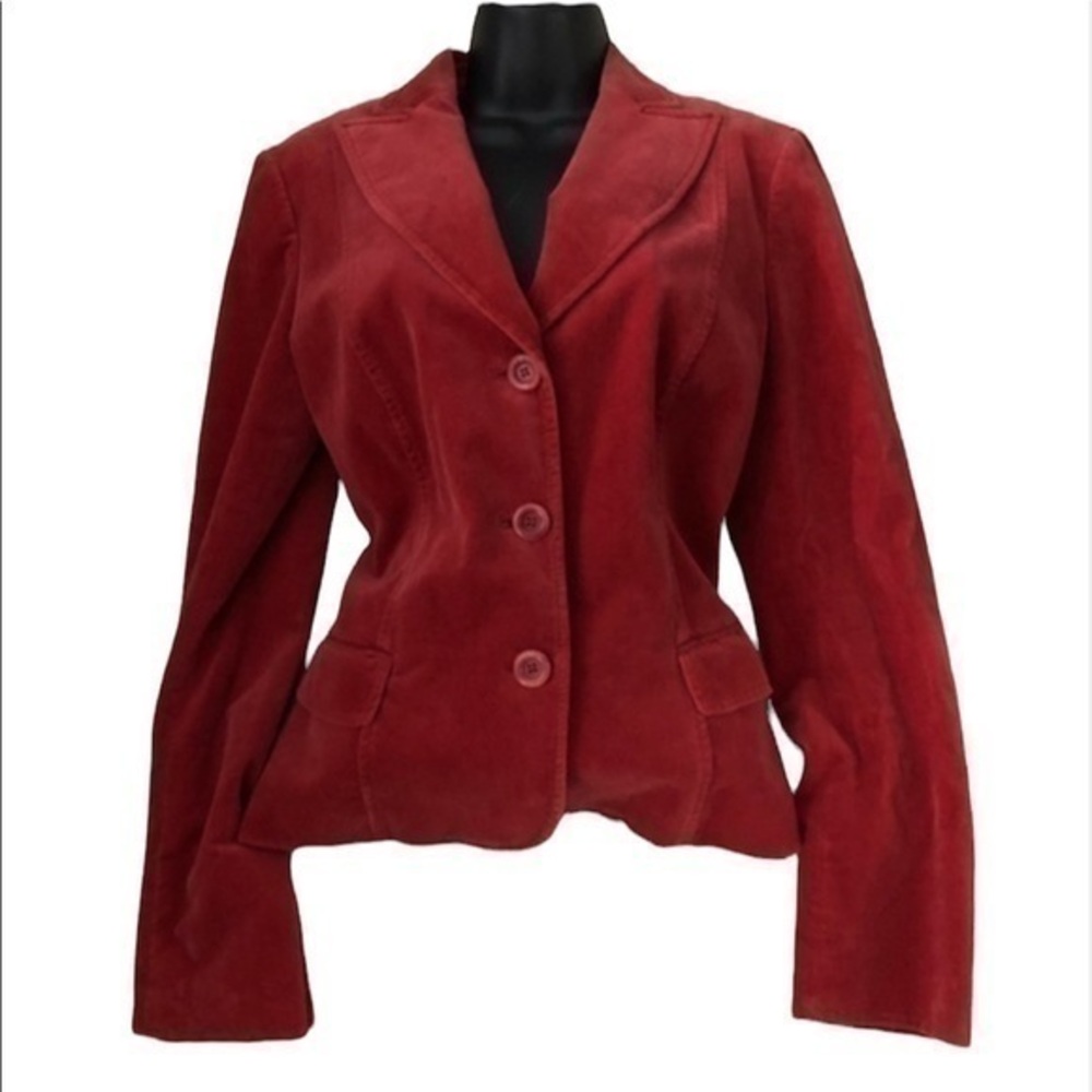 Moschino Womens Velvet Blazer Size 10.